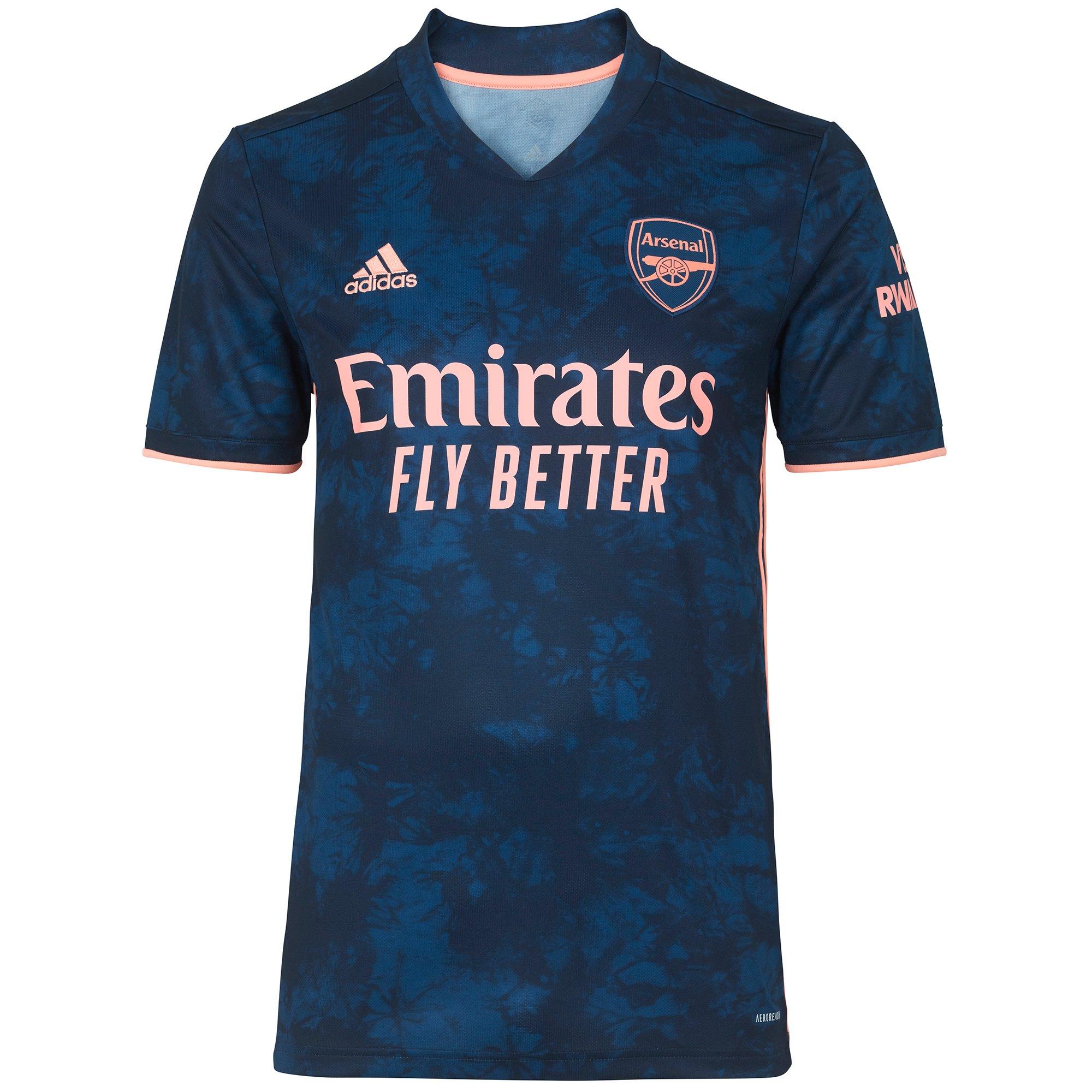 Arsenal Junior 20/21 Third Shirt 9-10, Blue - Arsenal Kit Store
