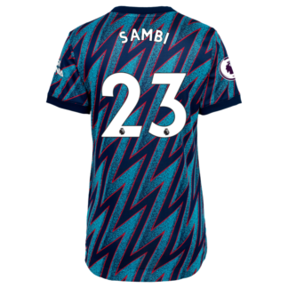 Albert Sambi Lokonga - Arsenal Womens 21/22 Authentic Third Shirt S, Blue