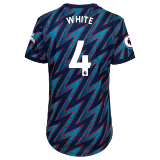Ben White - Arsenal Womens 21/22 Third Shirt XS, Blue
