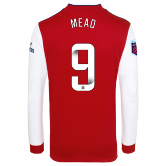 Beth Mead - Arsenal Adult 21/22 Long Sleeved Home Shirt 2XL, Red/White