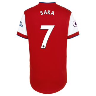 Bukayo Saka - Arsenal Womens 21/22 Home Shirt M, Red/White