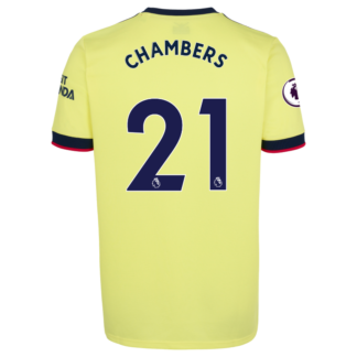 Calum Chambers - Arsenal Adult 21/22 Away Shirt XL, Yellow