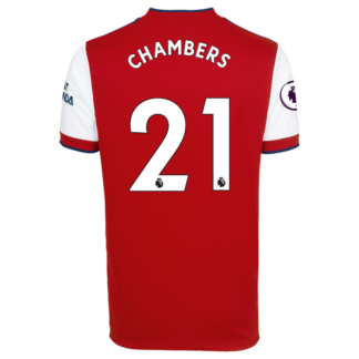 Calum Chambers - Arsenal Adult 21/22 Home Shirt L, Red/White