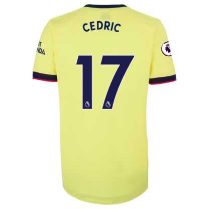 Cédric Soares - Arsenal Adult 21/22 Authentic Away Shirt L, Yellow