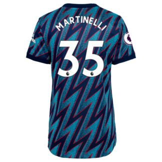 Gabriel Martinelli - Arsenal Womens 21/22 Authentic Third Shirt XS, Blue