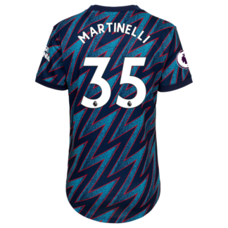 Gabriel Martinelli - Arsenal Womens 21/22 Third Shirt 2XS, Blue