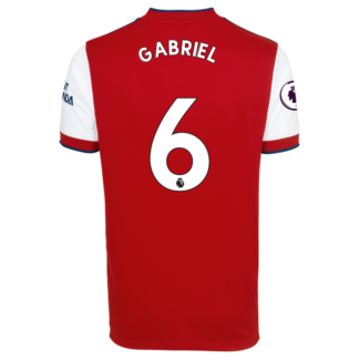 Gabriel dos Santos Magalhaes - Arsenal Adult 21/22 Home Shirt XL, Red/White