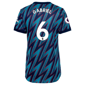 Gabriel dos Santos Magalhaes - Arsenal Womens 21/22 Authentic Third Shirt S, Blue