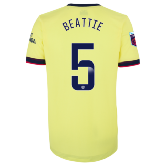 Jennifer Beattie - Arsenal Adult 21/22 Authentic Away Shirt L, Yellow