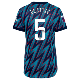 Jennifer Beattie - Arsenal Womens 21/22 Authentic Third Shirt XS, Blue