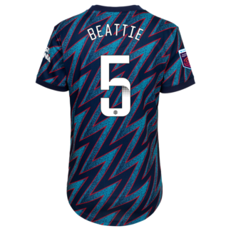 Jennifer Beattie - Arsenal Womens 21/22 Third Shirt XL, Blue