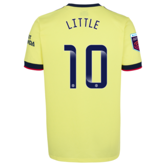 Kim Little - Arsenal Adult 21/22 Away Shirt XS, Yellow