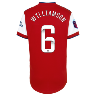Leah Williamson - Arsenal Womens 21/22 Home Shirt XS, Red/White