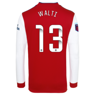 Lia Walti - Arsenal Adult 21/22 Long Sleeved Home Shirt XL, Red/White