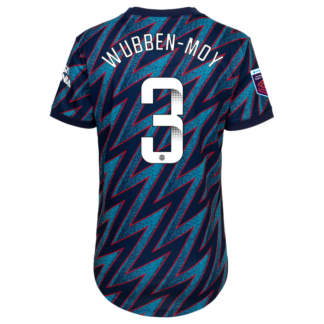 Lotte Wubben-Moy - Arsenal Womens 21/22 Third Shirt 2XS, Blue