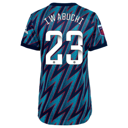 Mana Iwabuchi - Arsenal Womens 21/22 Authentic Third Shirt M, Blue