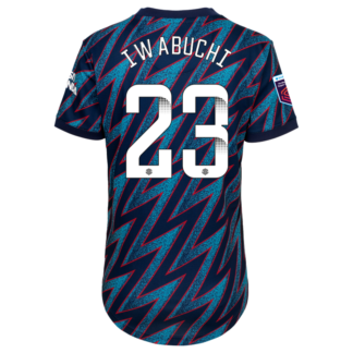 Mana Iwabuchi - Arsenal Womens 21/22 Third Shirt M, Blue