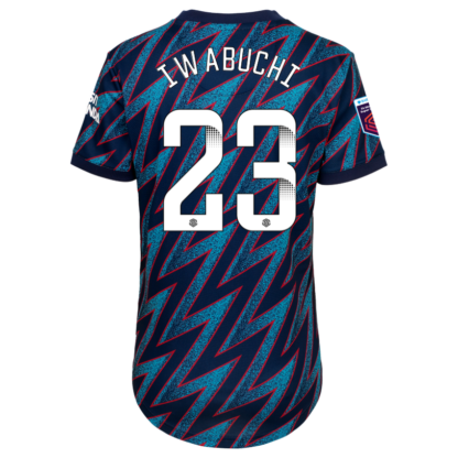 Mana Iwabuchi - Arsenal Womens 21/22 Third Shirt XS, Blue