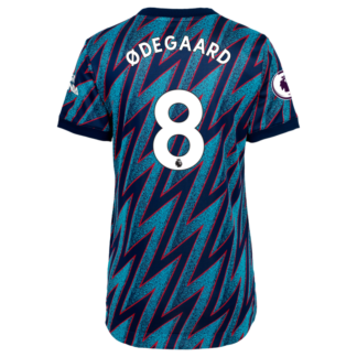 Martin Ødegaard - Arsenal Womens 21/22 Authentic Third Shirt S, Blue