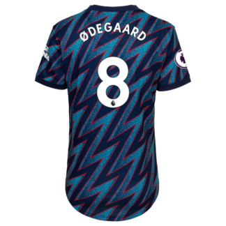 Martin Ødegaard - Arsenal Womens 21/22 Third Shirt XS, Blue