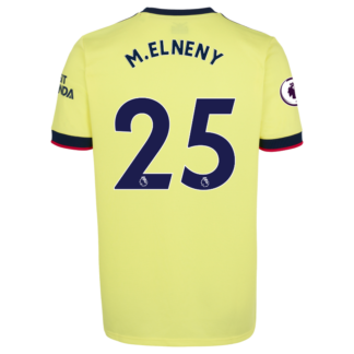Mohamed Elneny - Arsenal Adult 21/22 Away Shirt L, Yellow