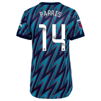 Nikita Parris - Arsenal Womens 21/22 Authentic Third Shirt S, Blue