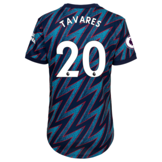 Nuno Tavares - Arsenal Womens 21/22 Third Shirt XS, Blue