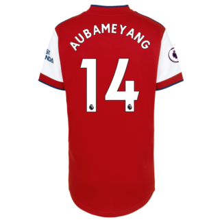 Pierre-Emerick Aubameyang - Arsenal Womens 21/22 Home Shirt L, Red/White