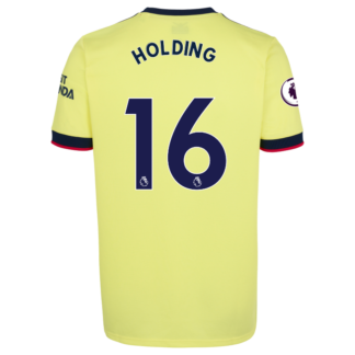 Rob Holding - Arsenal Adult 21/22 Away Shirt 3XL, Yellow