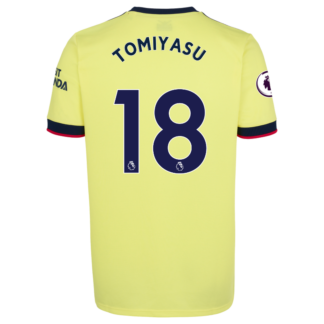 Takehiro Tomiyasu - Arsenal Adult 21/22 Away Shirt 3XL, Yellow