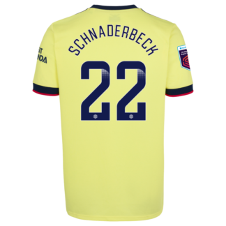 Viktoria Schnaderbeck - Arsenal Adult 21/22 Away Shirt 2XL, Yellow