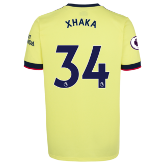Granit Xhaka - Arsenal Junior 21/22 Away Shirt 9-10, Yellow