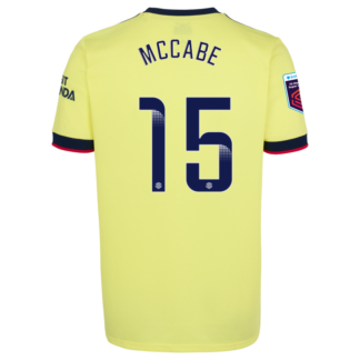 Katie McCabe - Arsenal Junior 21/22 Away Shirt 9-10, Yellow