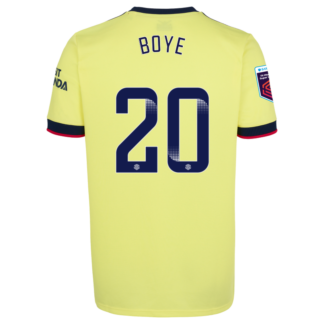 Simone Boye Sorenson - Arsenal Junior 21/22 Away Shirt 11-12, Yellow