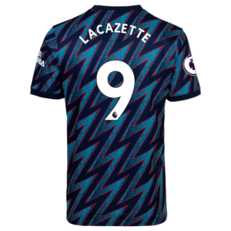 Alexandre Lacazette - Arsenal Adult 21/22 Third Shirt XL, Blue