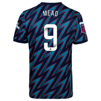 Beth Mead - Arsenal Adult 21/22 Third Shirt S, Blue