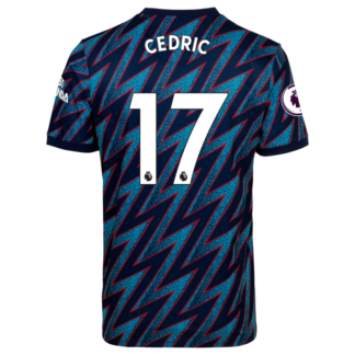 Cédric Soares - Arsenal Adult 21/22 Third Shirt XS, Blue