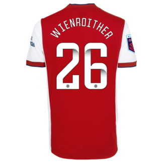 Laura Wienroither - Arsenal Adult 21/22 Authentic Home Shirt S, Red/White
