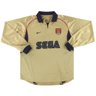 2001-02 Arsenal Nike Away Shirt L/S L