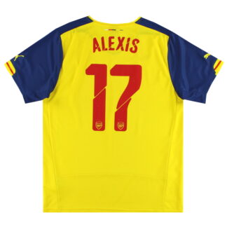 2014-15 Arsenal Puma Away Shirt Alexis #17 L