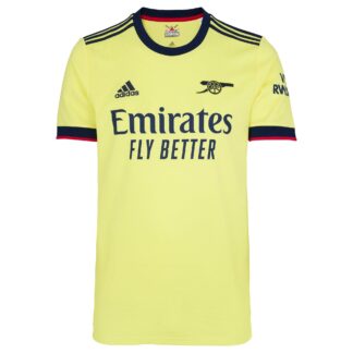 Arsenal Adult 21/22 Away Shirt XS, Yellow
