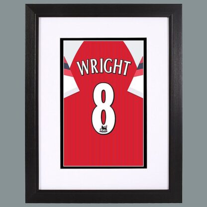 Arsenal Wright 8 Framed Retro Shirt Print, Multicolor