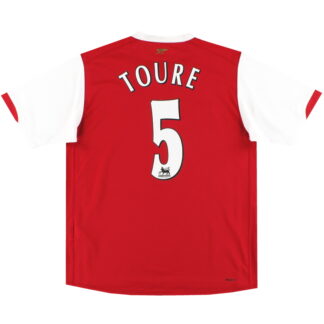 2006-08 Arsenal Nike Home Shirt Toure #5 M
