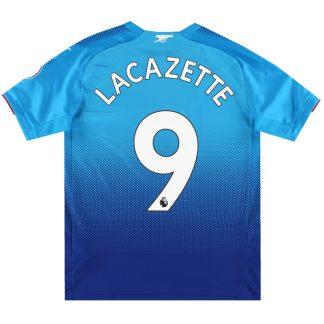 2017-18 Arsenal Puma Away Shirt Lacazette #9 *Mint* XL.Boys