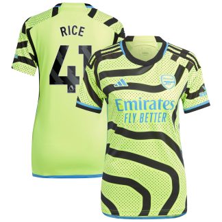 Arsenal adidas Away Shirt 2023-24 - Womens with Rice 41 printing