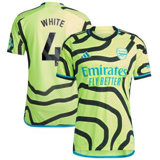 Arsenal adidas Away Shirt 2023-24 with White 4 printing