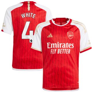 Arsenal adidas Home Shirt 2023-24 - Kids with White 4 printing
