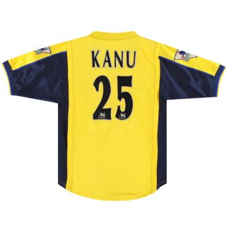 1999-01 Arsenal Nike Away Shirt Kanu #25 XL.Boys