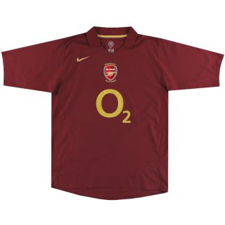 2005-06 Arsenal Nike Commemorative Highbury Home Shirt XL