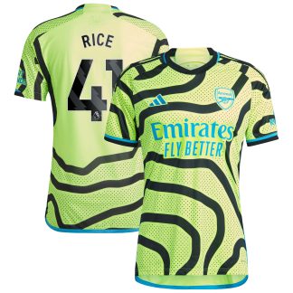 Arsenal adidas Away Shirt 2023-24 with Rice 41 printing